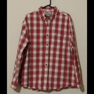 Carhartt Plaid Button Down Shirt Relaxed Fit: Size XL